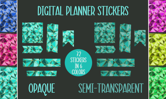 Download Pretty Polygons Digital Sticky Notes - Digital sticky notes Collection