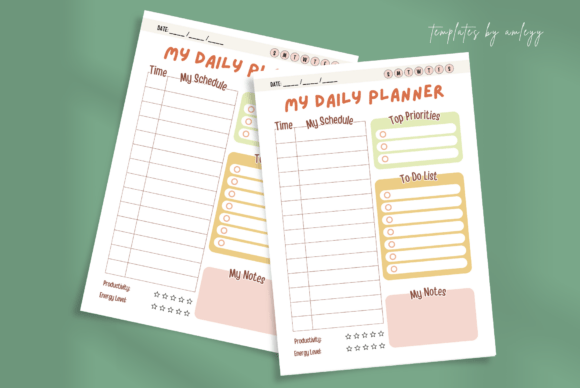 Download Cute Aesthetic Daily Planner Printable - Cute Collection