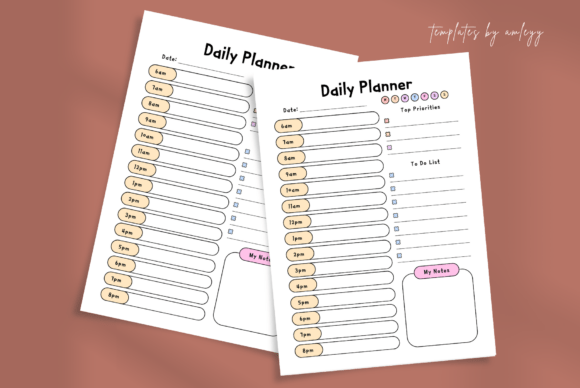 Download Cute Daily Planner Template – Editable - Cute Collection