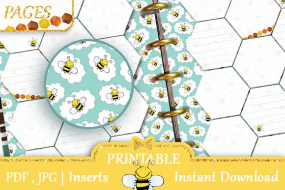 Download Cute Bee Mini Happy Planner Pages MAMBI - Cute Collection