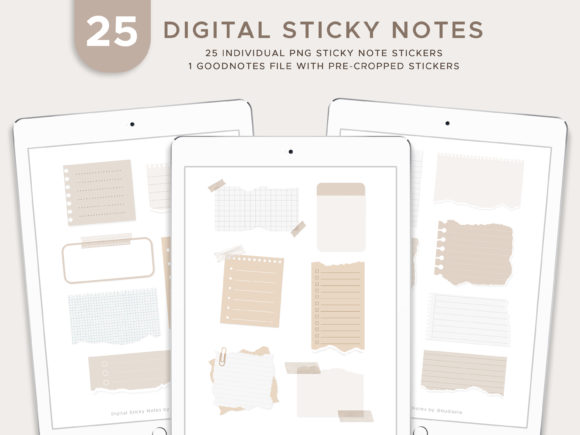 Download Digital Sticky Note Stickers - Premium Bundle