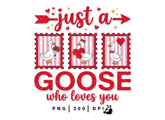 Download Valentine Just a Goose Cute Love PNG - Cute Collection