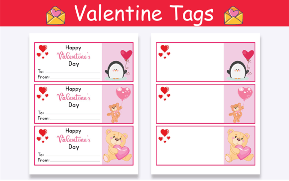 Download Printable Cute Valentine's Day Gift Tags - Cute Collection