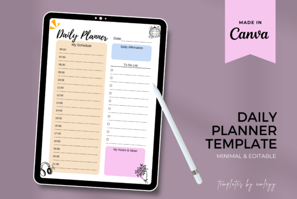 Download Free Cute Daily Planner Template | Canva - Cute Collection