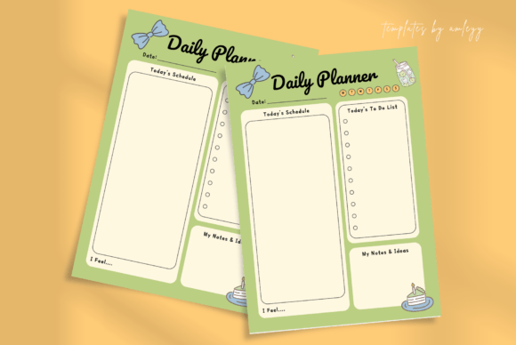 Download Cute Functional Daily Planner Printable - Cute Collection