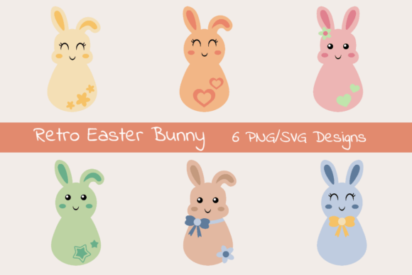 Download Cute Kawaii Easter Bunny Character Bundle - Cute Collection