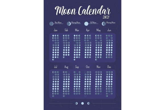 Download Moon Calendar Creative Planner Page - Creative planner Collection